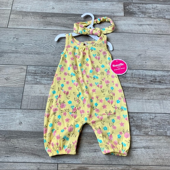 NWT Nannette Romper and Headband Set